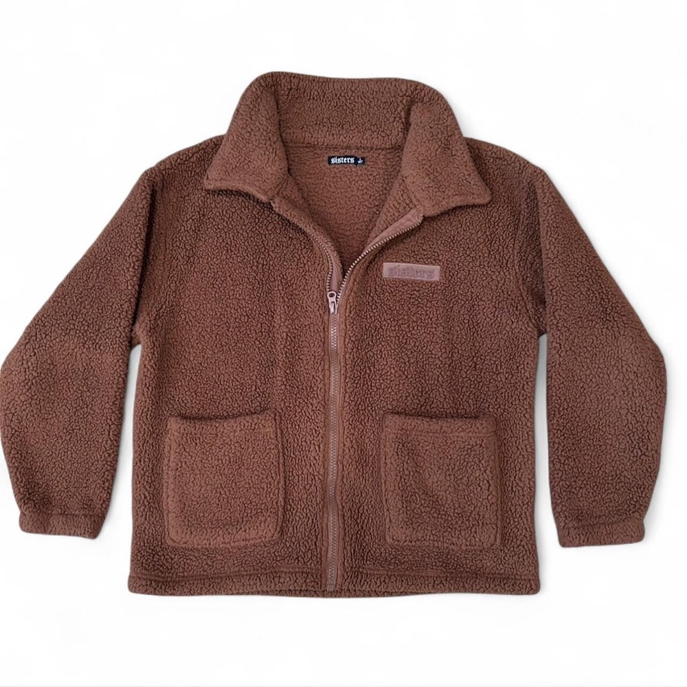 ‘Cafe Collection’ Sherpa Jacket in Caramel Frappe